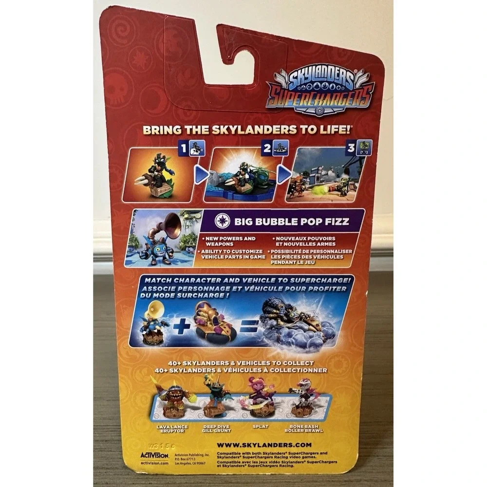 Skylanders Superchargers Big Bubble Pop Fizz - New In Box